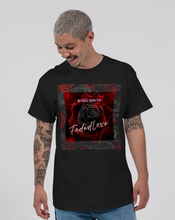 Load image into Gallery viewer, Black &amp; Red Rose Graphic Tee
